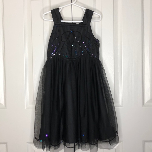 girls size 7 black dress